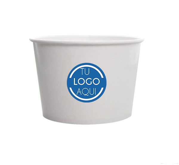 Envase Papel Blanco 16 Oz.