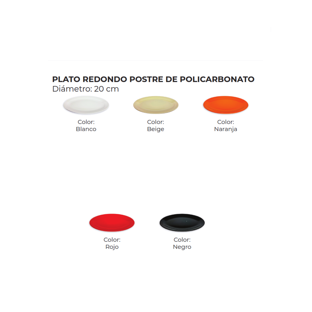 Platos de Policarbonato - Image 8
