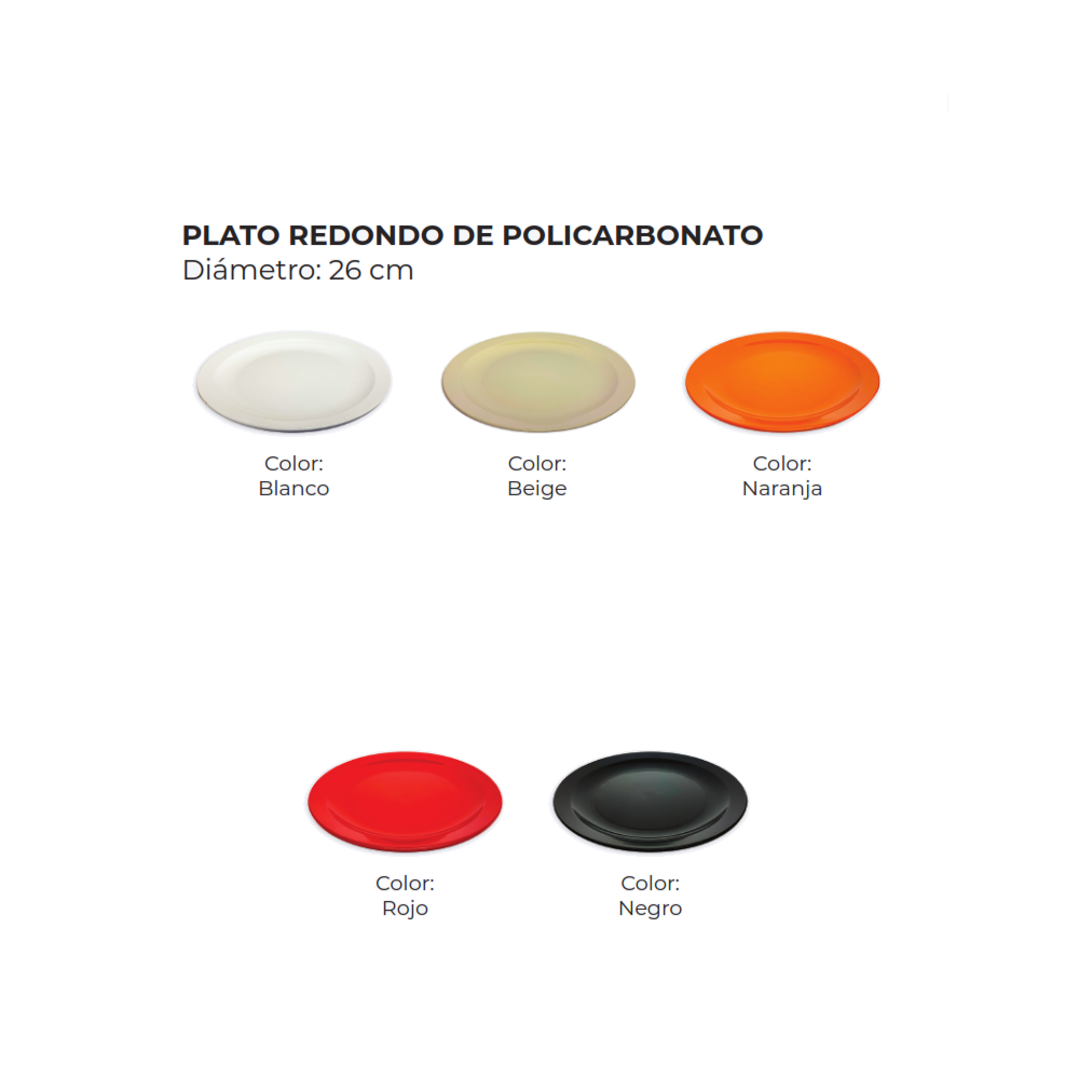 Platos de Policarbonato - Image 9