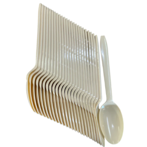 Cuchara desechable biodegradable
