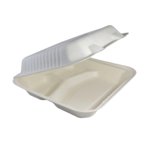 CONTENEDOR 22 X 22CM CON 3 DIVISIONES COMPOSTABLE
